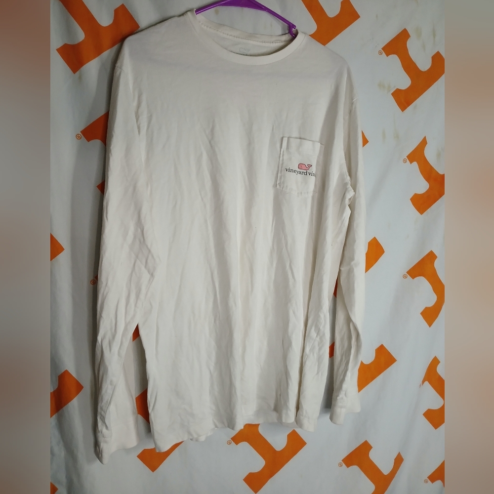 Vineyard Vines white long sleeve shirt size Large